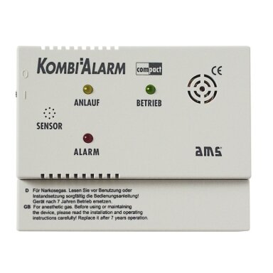 AMS kombinuotas kompaktiškas dujų signalizatorius skirtas KO/LPG 12V AMS kombinuotas kompaktiškas dujų signalizatorius skirtas KO/LPG 12V