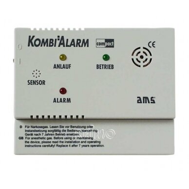 AMS kombinuotas kompaktiškas dujų signalizatorius skirtas KO/LPG 12V AMS kombinuotas kompaktiškas dujų signalizatorius skirtas KO/LPG 12V