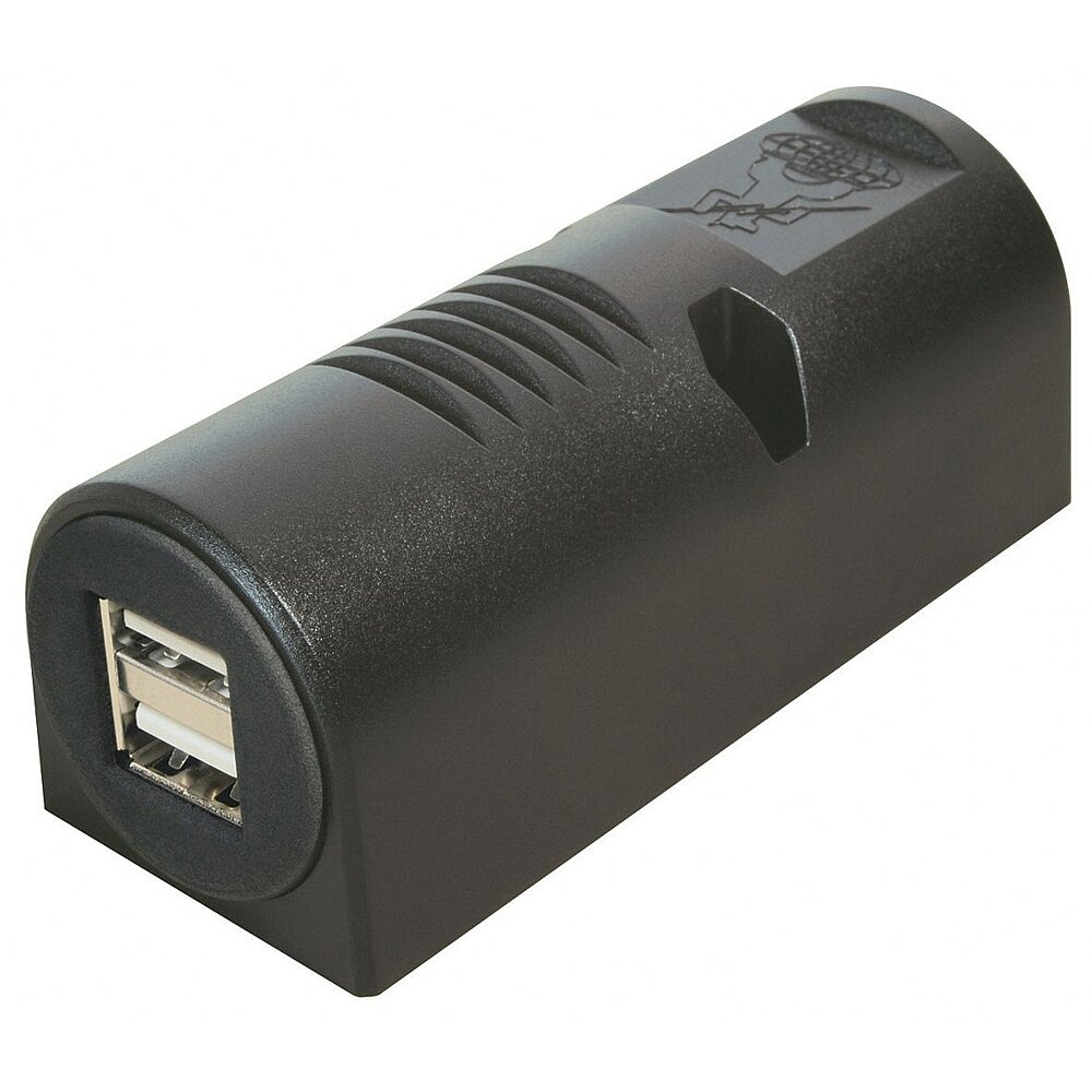 Ant paviršiaus montuojamas lizdas su Power USB dvigubu 12–24 V lizdu