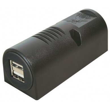 Ant paviršiaus montuojamas lizdas su Power USB dvigubu 12–24 V lizdu Ant paviršiaus montuojamas lizdas su Power USB dvigubu 12–24 V lizdu