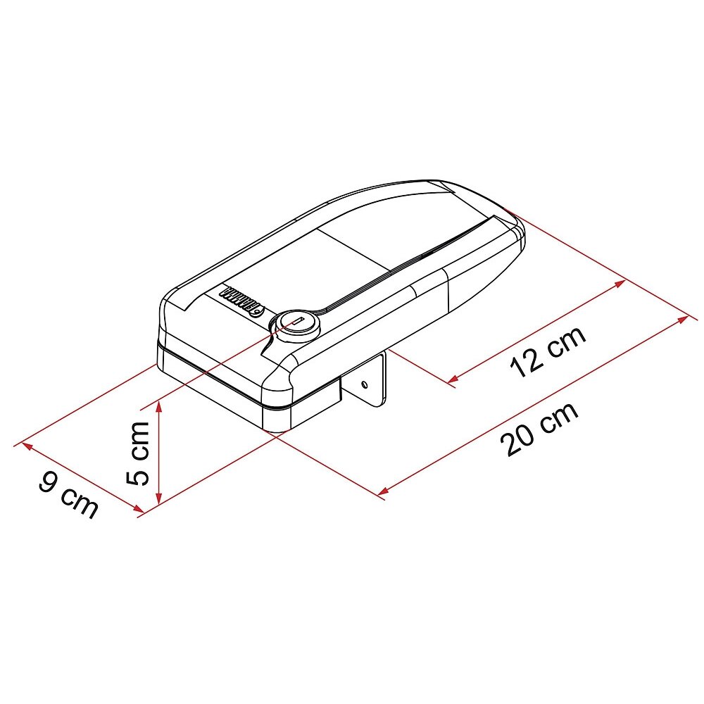 Apsauginis blokas Safe Door Magnum Frame, baltas 1