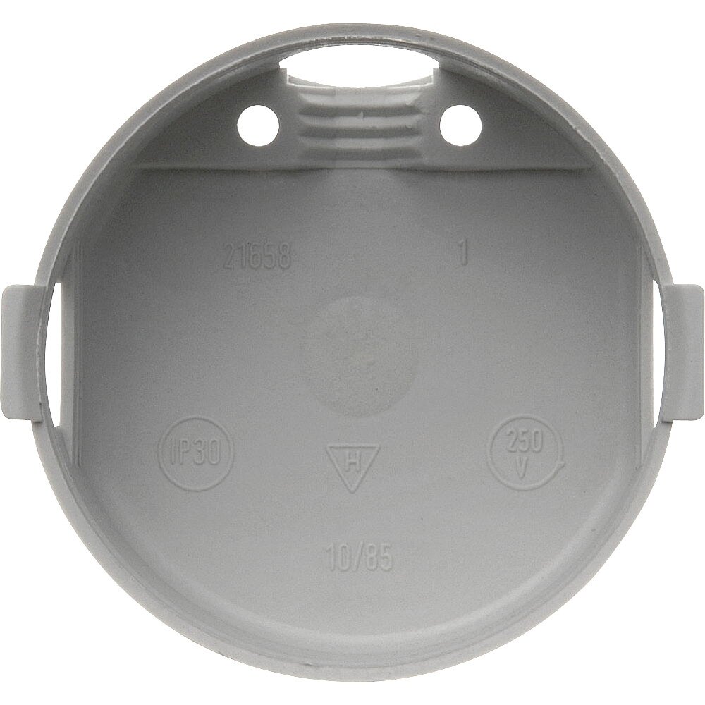 Apsaugos nuo prisilietimo dėžutė plokščia 45 mm pilka Apsaugos nuo prisilietimo dėžutė plokščia 45 mm pilka
