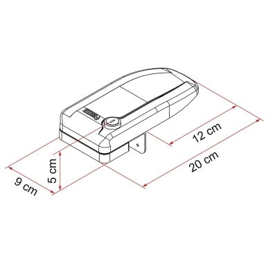 Apsauginis blokas Safe Door Magnum Frame, baltas