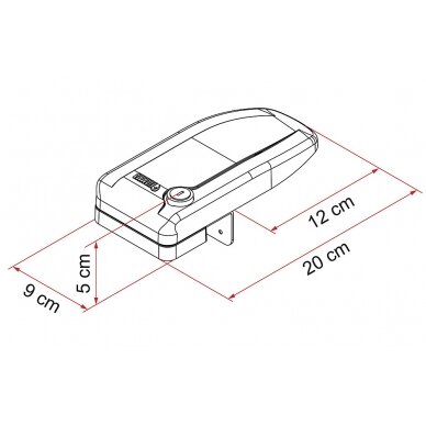 Apsauginis blokas Safe Door Magnum Frame, baltas 1