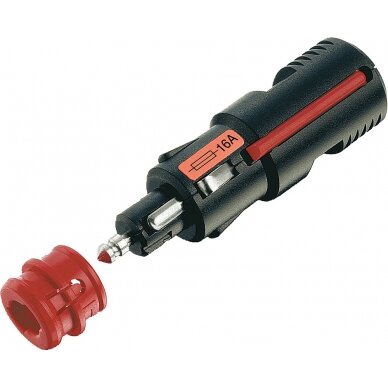 Apsauginis universalus 16 A / 12 - 24 V kištukas Apsauginis universalus 16 A / 12 - 24 V kištukas