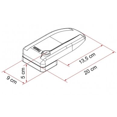 Apsaugos blokas Safe Door Magnum, baltas 1
