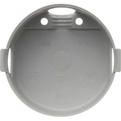 Apsaugos nuo prisilietimo dėžutė plokščia 45 mm pilka Apsaugos nuo prisilietimo dėžutė plokščia 45 mm pilka
