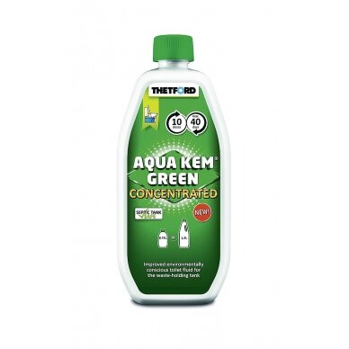 Aqua Kem Green žalias tualeto skystas koncentratas ekologiškas Aqua Kem Green žalias tualeto skystas koncentratas ekologiškas