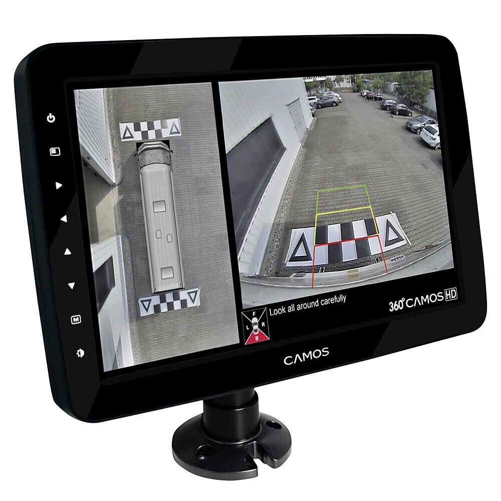 Atbulinės eigos vaizdo sistema 360° CM-1002T, HD su 10,1 colio monitoriumi, juoda spalva 2 Atbulinės eigos vaizdo sistema 360° CM-1002T, HD su 10,1 colio monitoriumi, juoda spalva 2