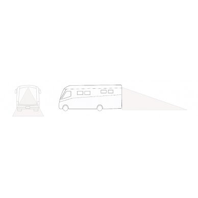Atbulinės eigos kamera Safety CS150LA 2