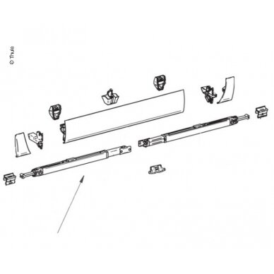 Atraminė rankena V2 2,3m Atraminė rankena V2 2,3m
