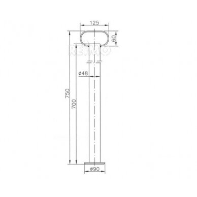 Atraminis vamzdis RSR 48-700mm 1 Atraminis vamzdis RSR 48-700mm 1