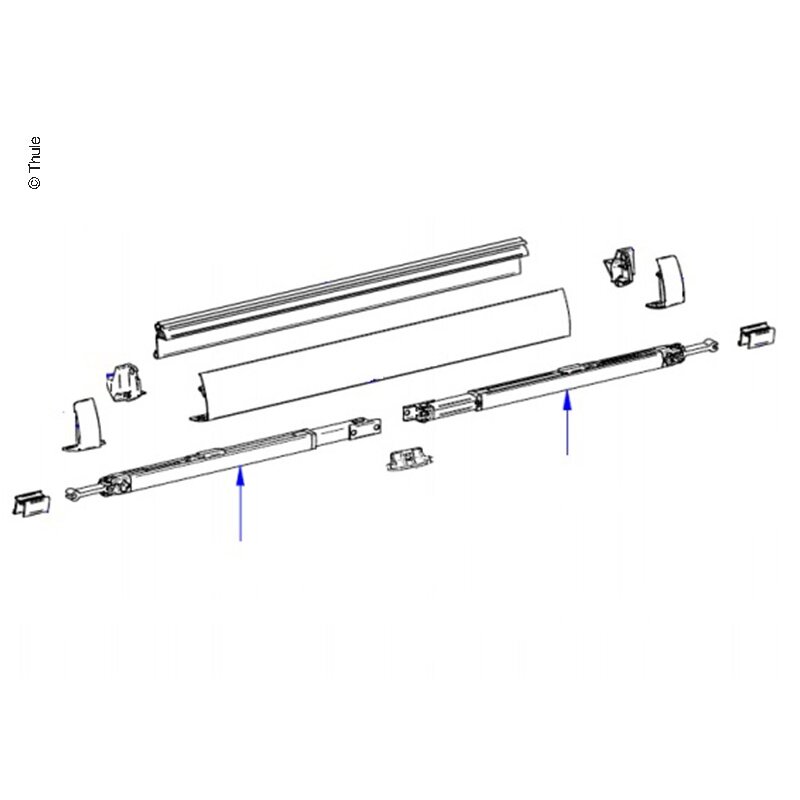 Atraminė kojelė V2 2,6m-XL 3x Atraminė kojelė V2 2,6m-XL 3x