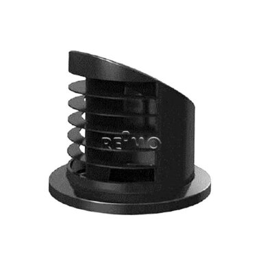Aukšta 90° orlaidė stovėjimo šildytuvui.
Airtronic D2, Ø50/60mm, juoda