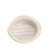Baldų ventiliacijos grotelės 32 mm apvalios (kreminės spalvos)