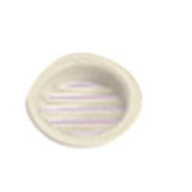 Baldų ventiliacijos grotelės 32 mm apvalios (kreminės spalvos)