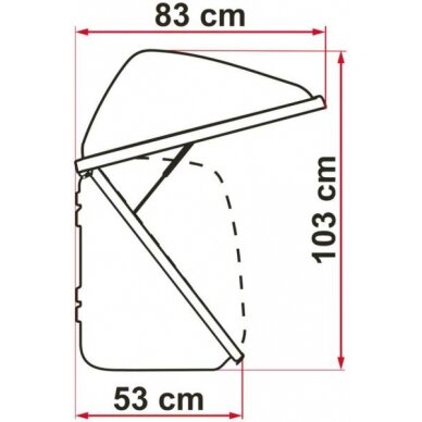 Bagažo dėžė dviračių laikikliui - Ultra Box 500 3