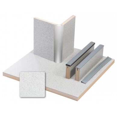 Baldinė plokštė Granitto - HPL laminatas - 1/4 plokštės Baldinė plokštė Granitto - HPL laminatas - 1/4 plokštės