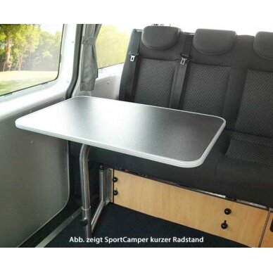 Baldų linijos baigta dalis sportiniam kemperiui VW T5/T6 ilgos ratų bazės 4