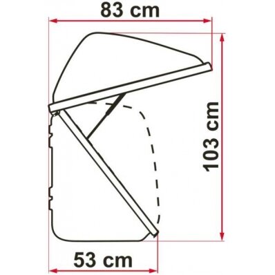 Bagažo dėžė dviračių laikikliui - Ultra Box 500 3 Bagažo dėžė dviračių laikikliui - Ultra Box 500 3