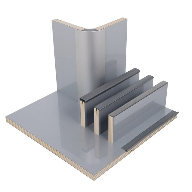 Baldų plokštės blizgus sidabras - HPL laminatas - 1/4 plokštės Baldų plokštės blizgus sidabras - HPL laminatas - 1/4 plokštės
