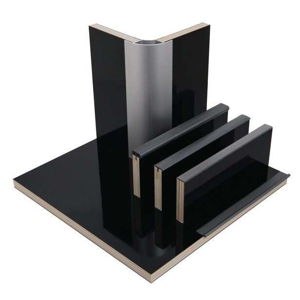 Baldų lenta blizga juoda - HPL laminatas - 1/4 plokštės Baldų lenta blizga juoda - HPL laminatas - 1/4 plokštės