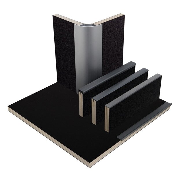 Baldų plokštė matinė juoda - HPL laminatas Baldų plokštė matinė juoda - HPL laminatas