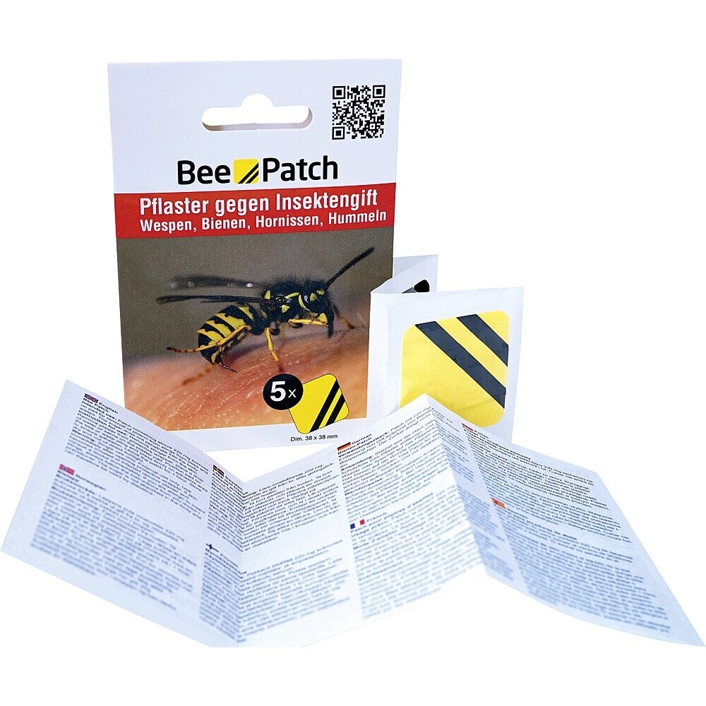 Bee-Patch Bičių ir vapsvų pleistras, 47 x 5 x 57 cm VE5, geltonas 1 Bee-Patch Bičių ir vapsvų pleistras, 47 x 5 x 57 cm VE5, geltonas 1