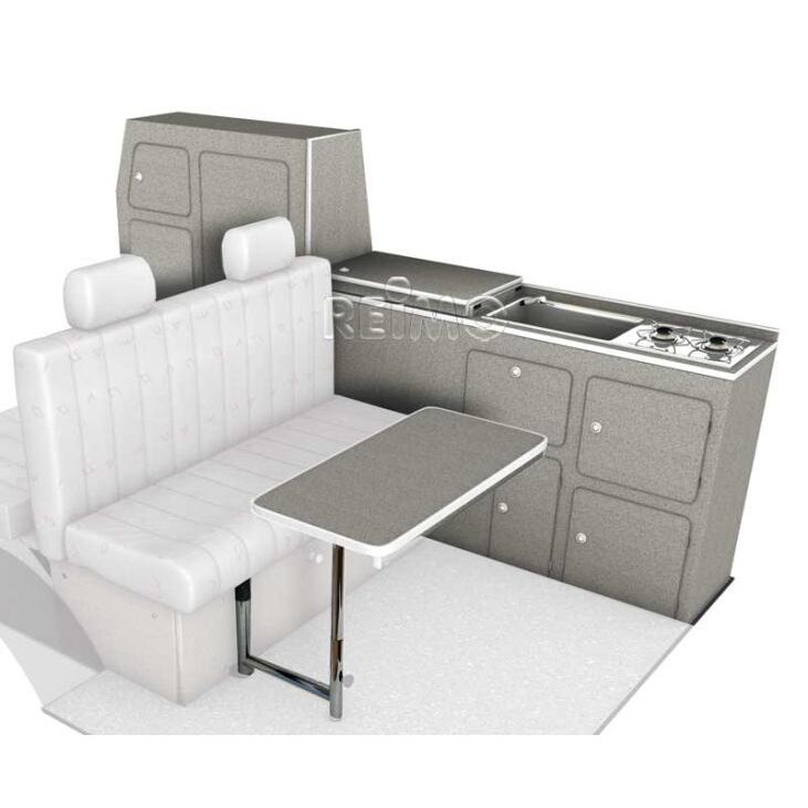 Bel Ami baldų linija skirta VW T5/6 kR dekoro Granitto laminatui