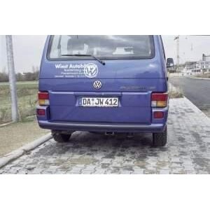 Bull bar priekyje ir gale VWT4 KR 6 dalių nuo 3/96 metų, juoda 1