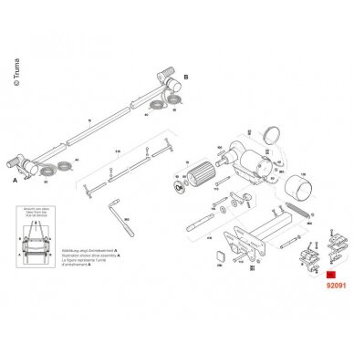 BWP standartinis rėmo komplektas EM/CM Euro Mover II, rėmo aukštis ne mažesnis kaip 185mm 1