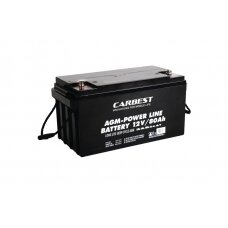Carbest AGM baterija 80Ah - 350x167x179mm