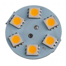 Carbest LED G4 lemputės, 1,5 W, 120 liumenų, 6 šiltai balti SMD