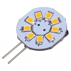 Carbest LED G4 lemputės, 1,5 W, 120 liumenų, 9 šiltai balti SMD