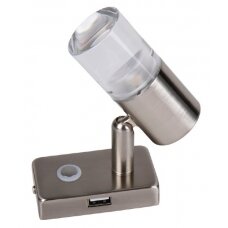 Carbest LED taškas su jutikliniu jungikliu ir USB prievadu bazėje