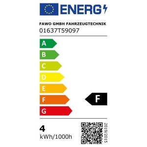 Carbest 12V LED šviestuvas sidabras 1