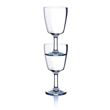 Camp4 SAN plastikinė vyno taurė, 2 260 ml talpos rinkinys