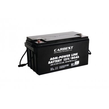 Carbest AGM baterija 80Ah - 350x167x179mm Carbest AGM baterija 80Ah - 350x167x179mm