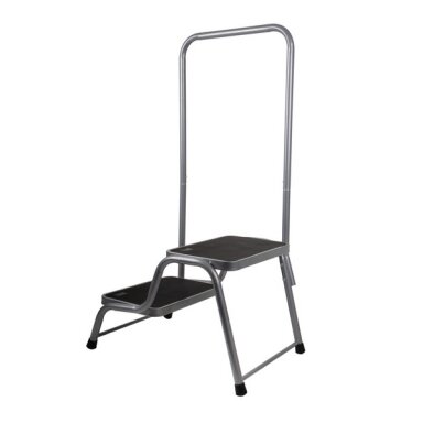 Carbest dvigubas laiptelis su turėklu - 640x375x430 mm Carbest dvigubas laiptelis su turėklu - 640x375x430 mm