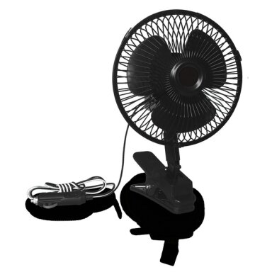 Carbest Fan 12 volt - svyruoja su laikiklio laikikliu