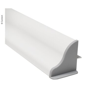 Carbest saulės kolektorių montavimo spoilerių komplektas - plotis iki 410 mm baltas