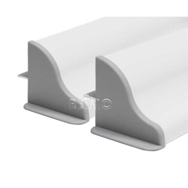 Carbest saulės kolektorių surinkimo spoilerių komplektas - plotis iki 550 mm baltas