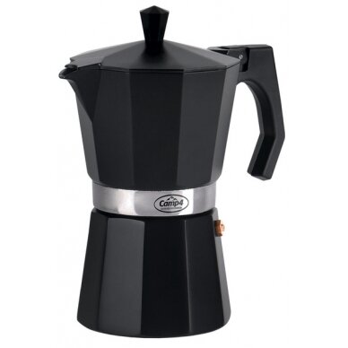 „Camp4 Espresso Maker Nero“ - kavos virimo aparatas 6 puodeliams „Camp4 Espresso Maker Nero“ - kavos virimo aparatas 6 puodeliams