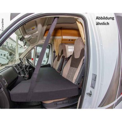 CampSleep lova, vairas dešinėje, skirta Fiat Ducato, MB Sprinter kabinoms CampSleep lova, vairas dešinėje, skirta Fiat Ducato, MB Sprinter kabinoms