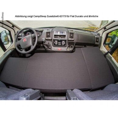 CampSleep Maža papildoma lova - vairuotojo kabinai mažose komercinėse transporto priemonėse, pvz., VW T5/6, Mercedes Benz 3 CampSleep Maža papildoma lova - vairuotojo kabinai mažose komercinėse transporto priemonėse, pvz., VW T5/6, Mercedes Benz 3