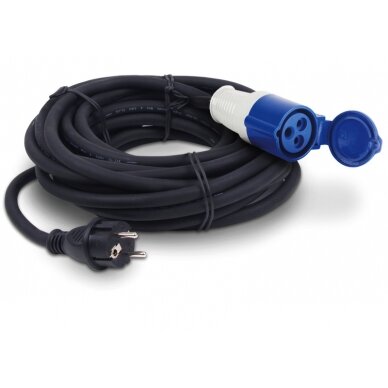 Carbest CEE adapterio kabelis Schuko kištukas/CEE lizdas 4m Carbest CEE adapterio kabelis Schuko kištukas/CEE lizdas 4m