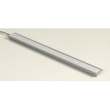 Carbest dangtelis opalas aliuminio LED profiliui - 82999+829992 Carbest dangtelis opalas aliuminio LED profiliui - 82999+829992