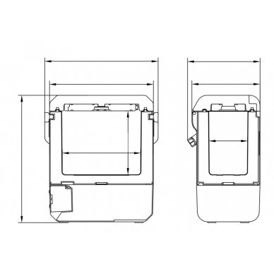 Carbest FreeCooler 8 kompresorinė aušinimo dėžė 5 Carbest FreeCooler 8 kompresorinė aušinimo dėžė 5