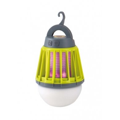 „Carbest“ įkraunama baterija stovyklavimo lemputė su apsauga nuo uodų 1
