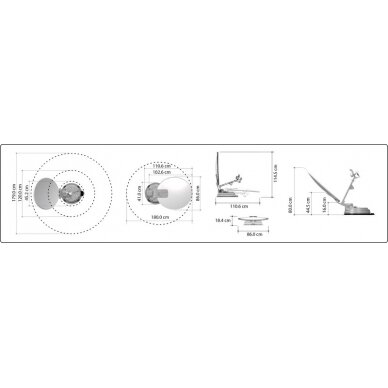 Carbest Multi-Sat X85 Twin + Skew - palydovinė sistema 85 cm 2 Carbest Multi-Sat X85 Twin + Skew - palydovinė sistema 85 cm 2